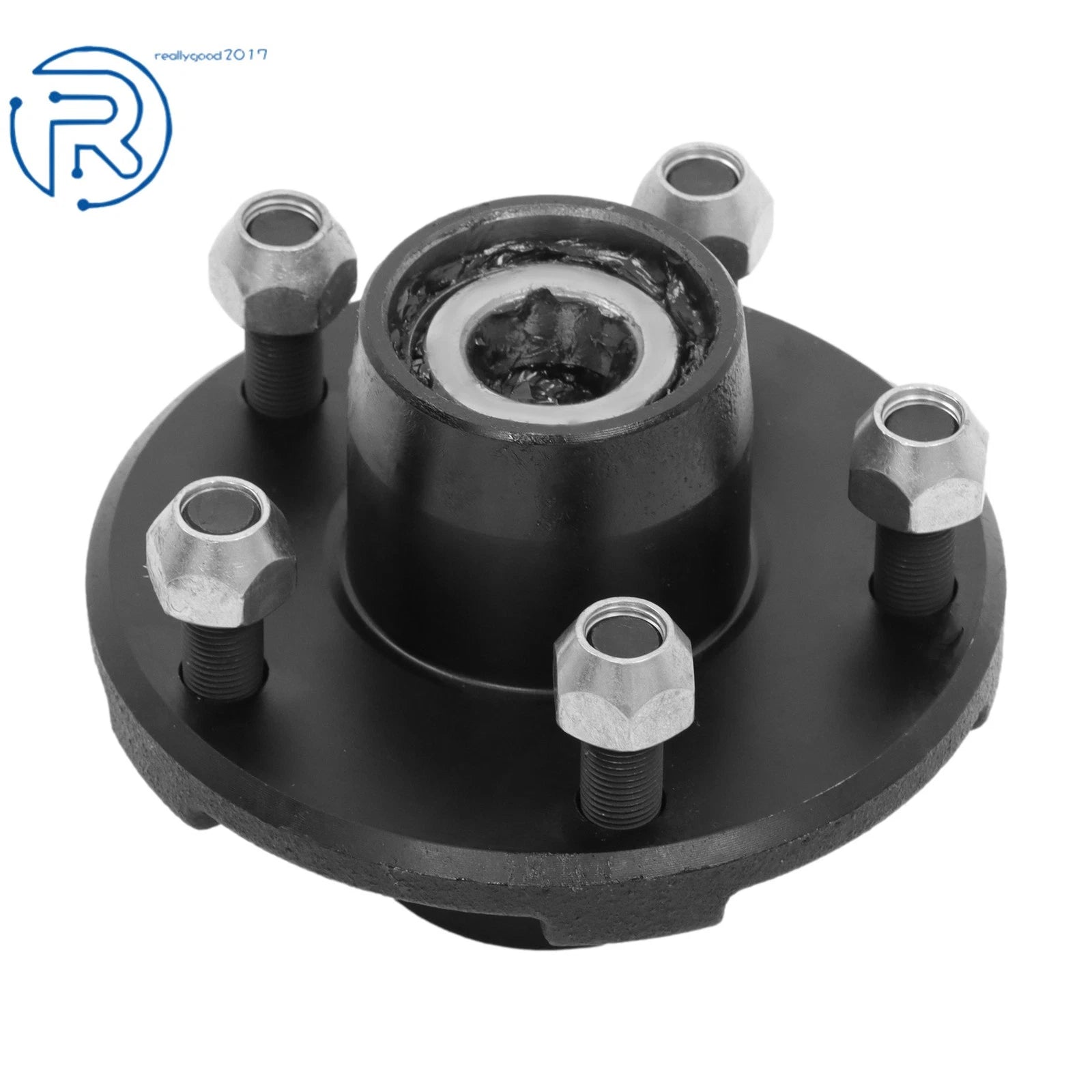 Set of 2 Trailer Wheel Idler Hub Kits for 2000 lbs Spindles (5-4.5")