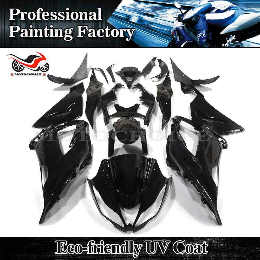 Glossy Black Fairing Kit for Kawasaki Ninja ZX-6R ZX636 (2013–2018)