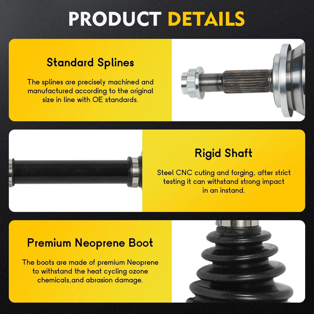 Front Driver Side CV Axle Shaft Assembly for Scion tC (2011–2016)