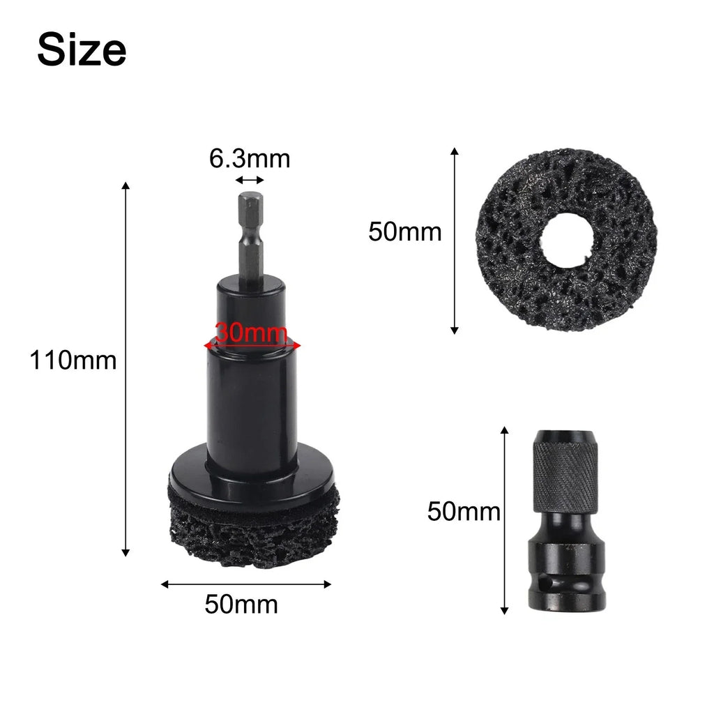 8PCS Automotive Tool Set for Rust Removal on Brake Discs and Hub Shafts