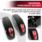 Saddlebag Side Box Set with Lights for Kawasaki Vulcan