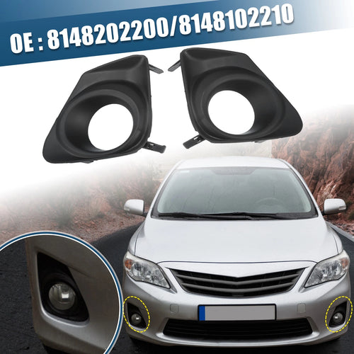 1 Pair Fog Light Grille Cover Trims for Toyota Corolla (2011–2013)