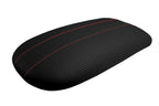 Carbon Fiber Console Lid Cover for Ford Expedition (1997–2002) Black Red Stitch