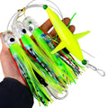 Silicone Squid Skirt Lure Set for Tuna Fishing (6 inch & 9 inch)