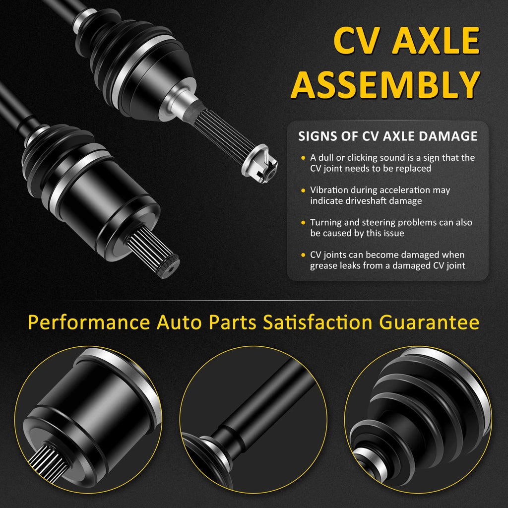 2X Front CV Axle Shaft for Polaris Sportsman 400 450 500 570 700 800
