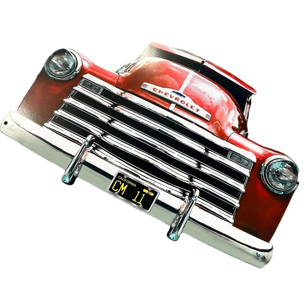Front End Grille Metal Sign OEM Replacement for Chevy Truck (1947–1953)