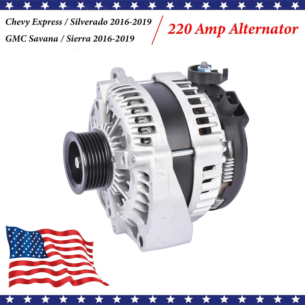 Alternator for Chevrolet Express 2500 3500 GMC Sierra 3500 HD (2015–2020)
