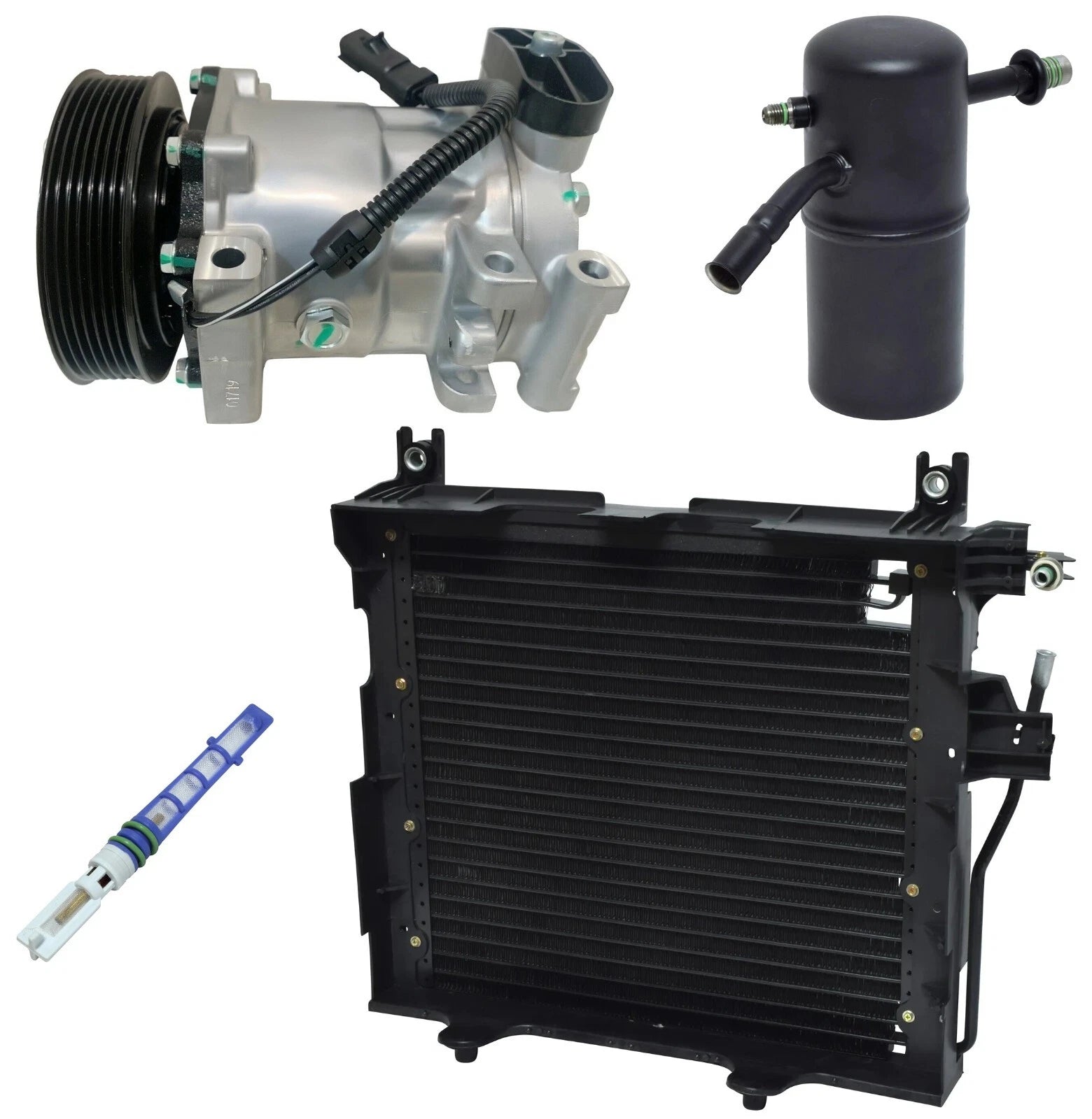 AC Compressor Kit With Condenser for Dodge Dakota 5.9L (1999–2004)