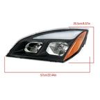 LED Left Driver Side Headlight for Freightliner Cascadia (2018–2023)