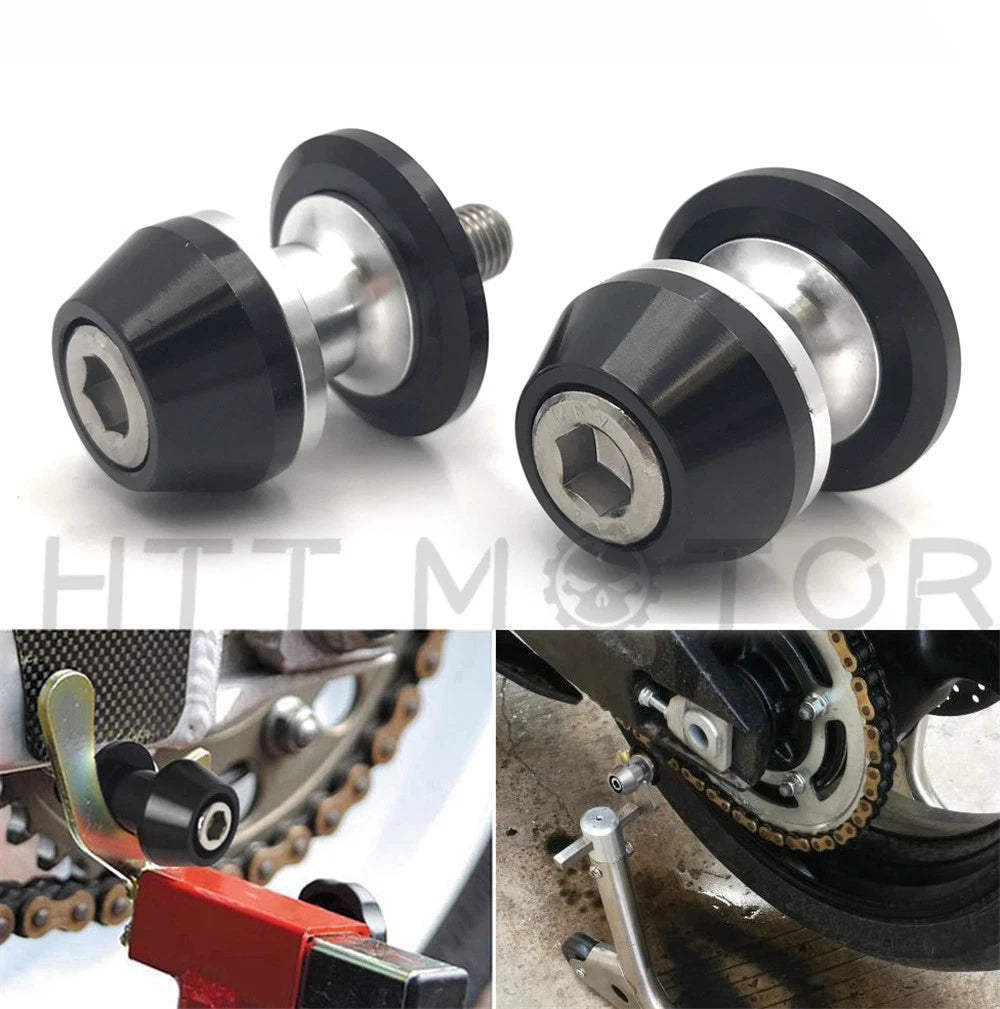 Set of 4 Aluminum CNC Motorcycle Swingarm Spools for