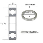 Deep Groove Ball Bearing P6 for Scooter Skateboard Wheel (65x85x10mm)