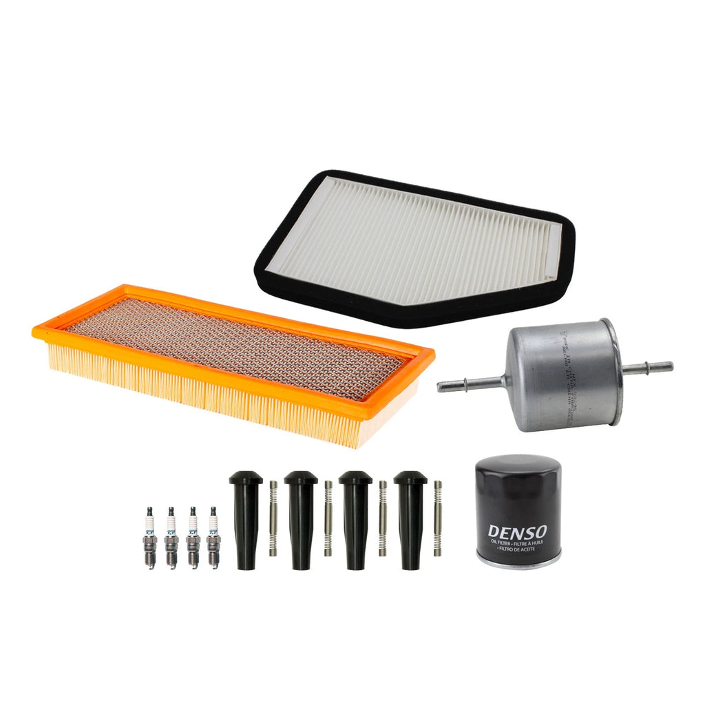 Denso Tune Up Kit 4 Spark Plugs & Boots for Mazda Tribute (2001–2008)
