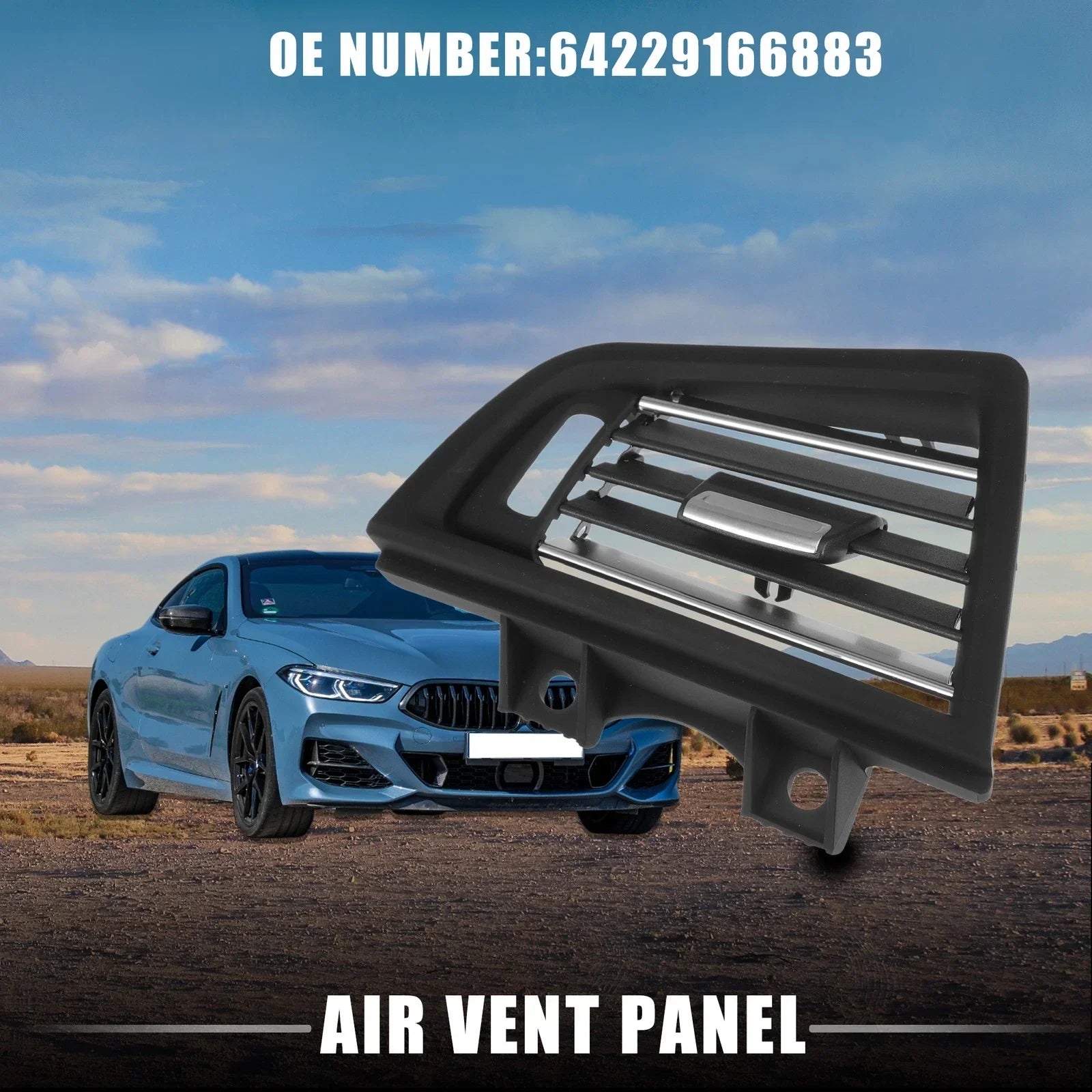 Center Dash A/C Outlet Air Vent Panel for BMW 528i (2011-2016)