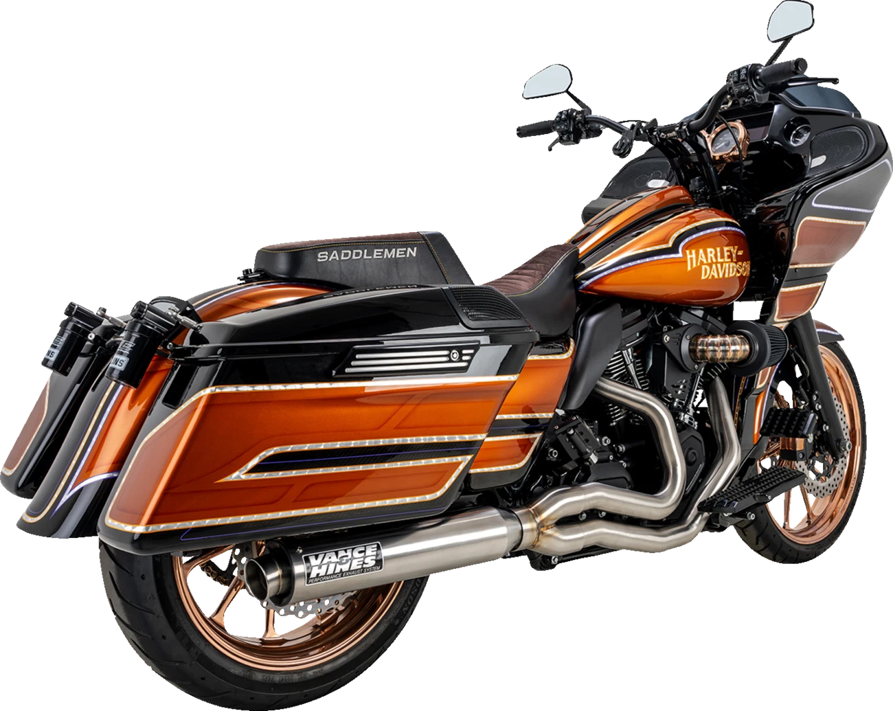 Vance & Hines 2-into-1 Supersport Exhaust System for PCX (Brushed, 27345)