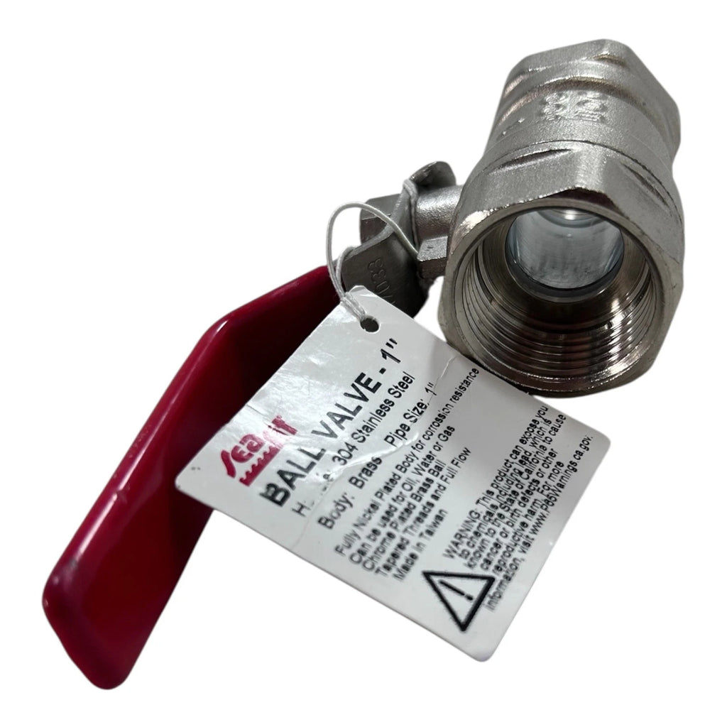 1'' Nickel Plated 304 Stainless Steel Ball Valve for Sea-Fit 14859045