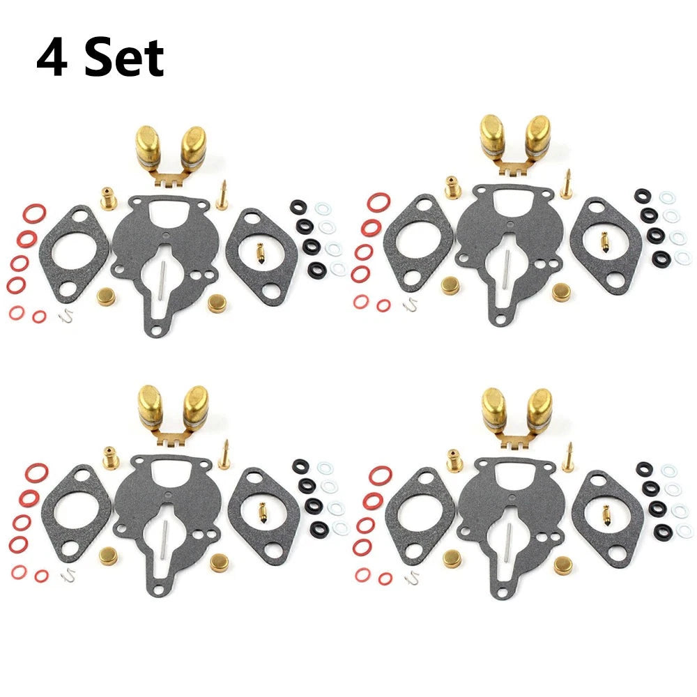 4X Carburetor Kit & Float Parts for Zenith Wisconsin VH4D VHD TJD THD AHH