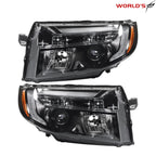 Set of 2 LED Headlights for Honda Ridgeline/Passport (2022–2025) Black
