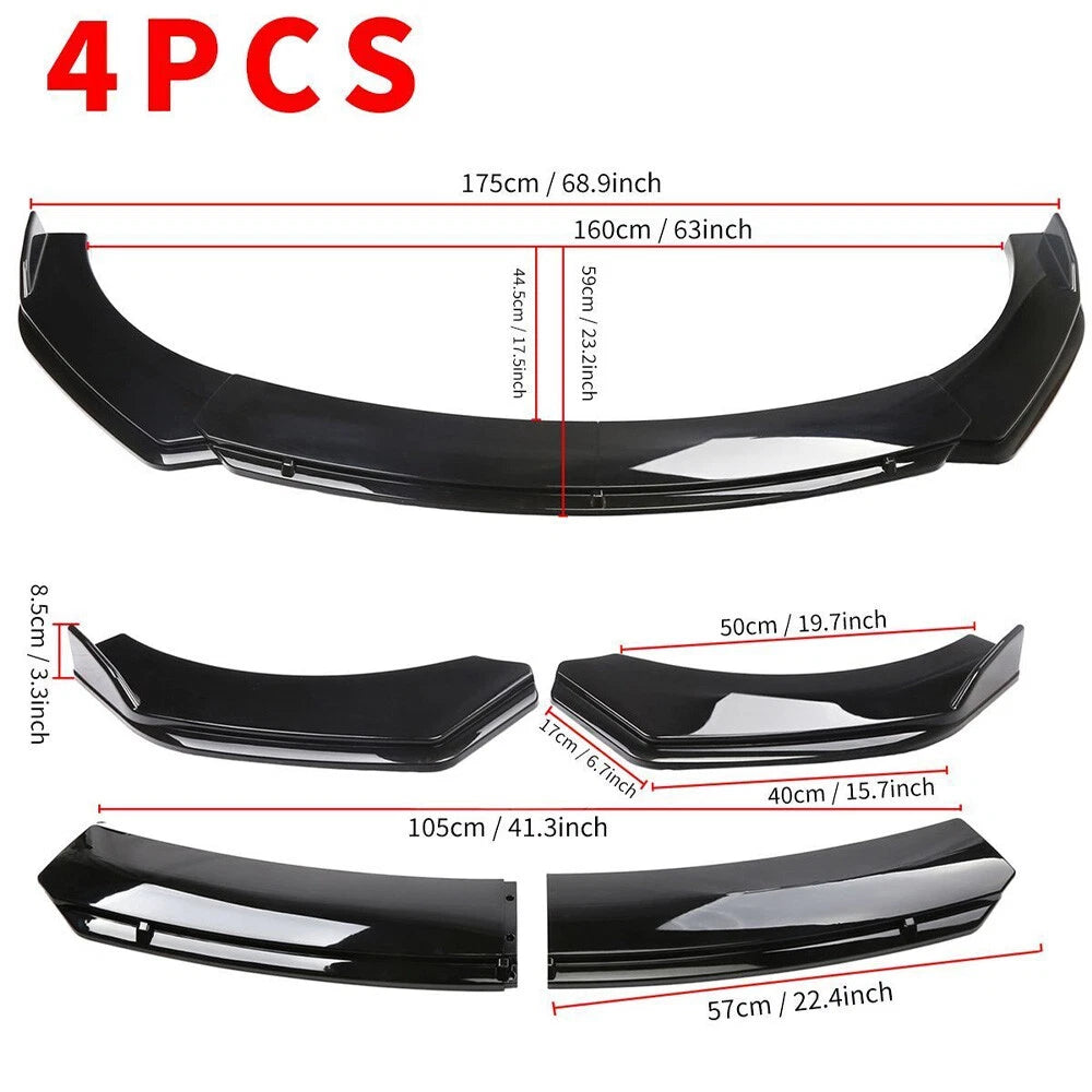 Front Bumper Lip Splitter Spoiler Body Kit for Dodge Charger (2006–2014)