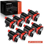 8x Red Ignition Coil for Chevy Silverado 1500 (1999–2006) GMC Sierra 1500