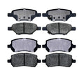 Set of 4 Ceramic Brake Pads for Chevy Pontiac G5 Saturn (2007–2010)