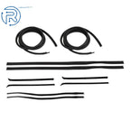 Set of 10 Door Window Weatherstrip Seal Rubber for Dodge Plymouth (1980–1993)