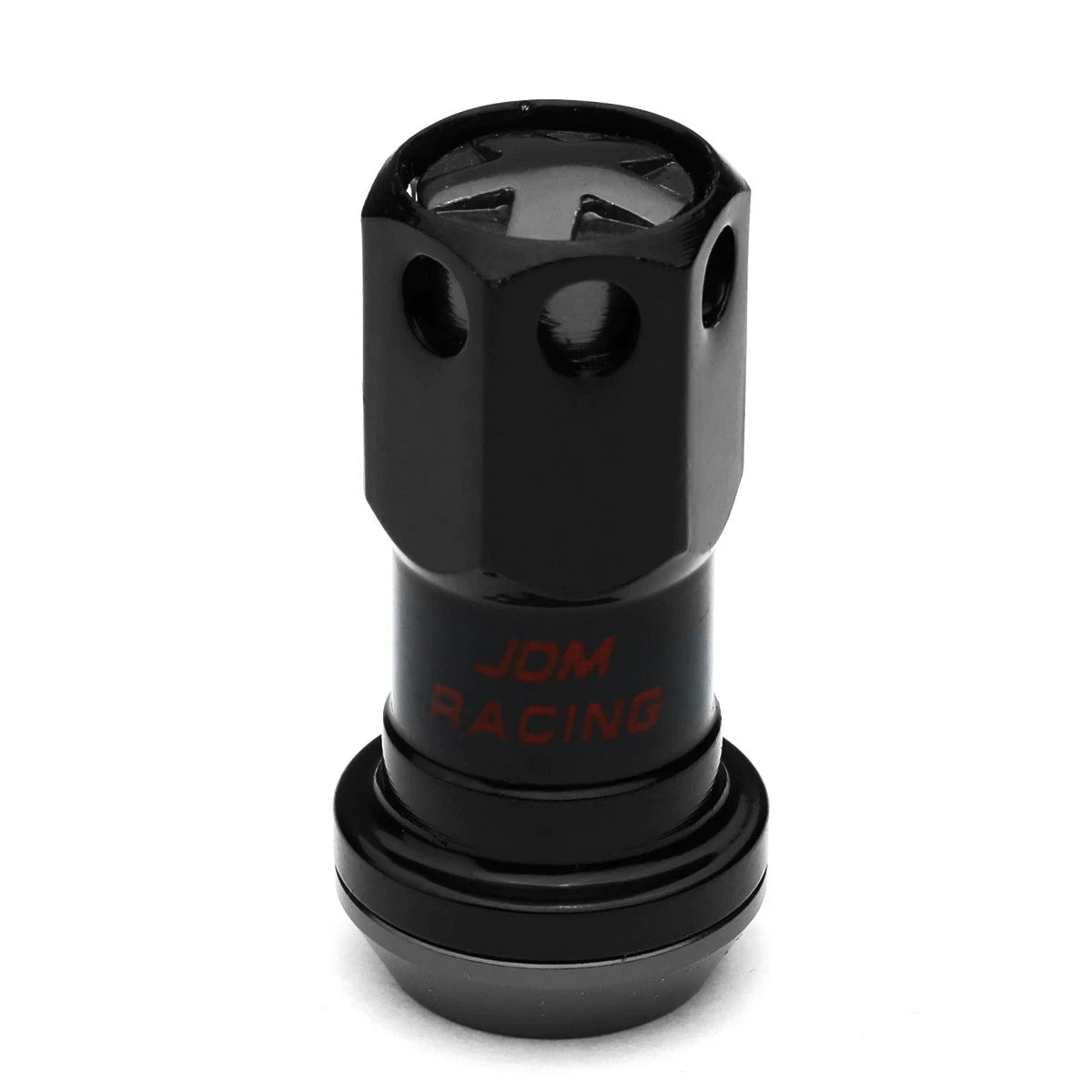 Set of 16 Aluminum Black Lug Nuts + Adapter M12x1.5 for Rims