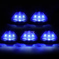 5Pcs Smoked Blue LED Cab Roof Running Lights for Ford Super Duty (1999–2016)