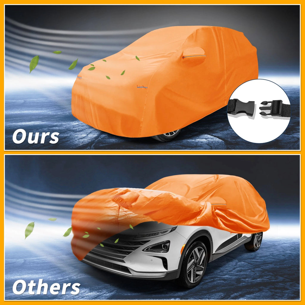 Waterproof Car Cover for Hyundai Nexo (2019–2023) 210D-PU with Zipper