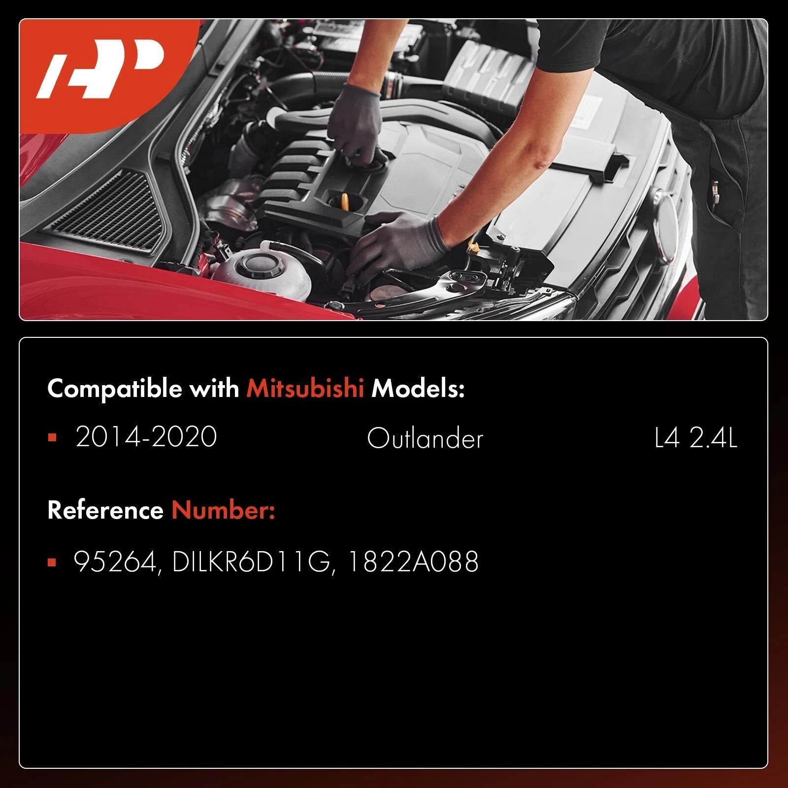 4X Double Iridium Spark Plug for Mitsubishi Outlander