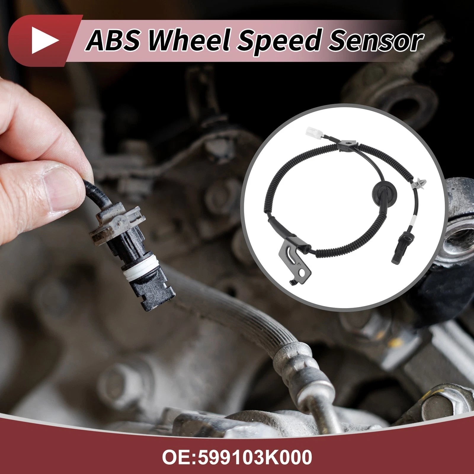 ABS Wheel Speed Sensor No. 599103K000 for Hyundai Azera (2006–2011)