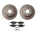 Hella Rear Rotor & Bosch Semi-Met Brake Pad Kit for Mercedes C215 W220 (2000–2006)