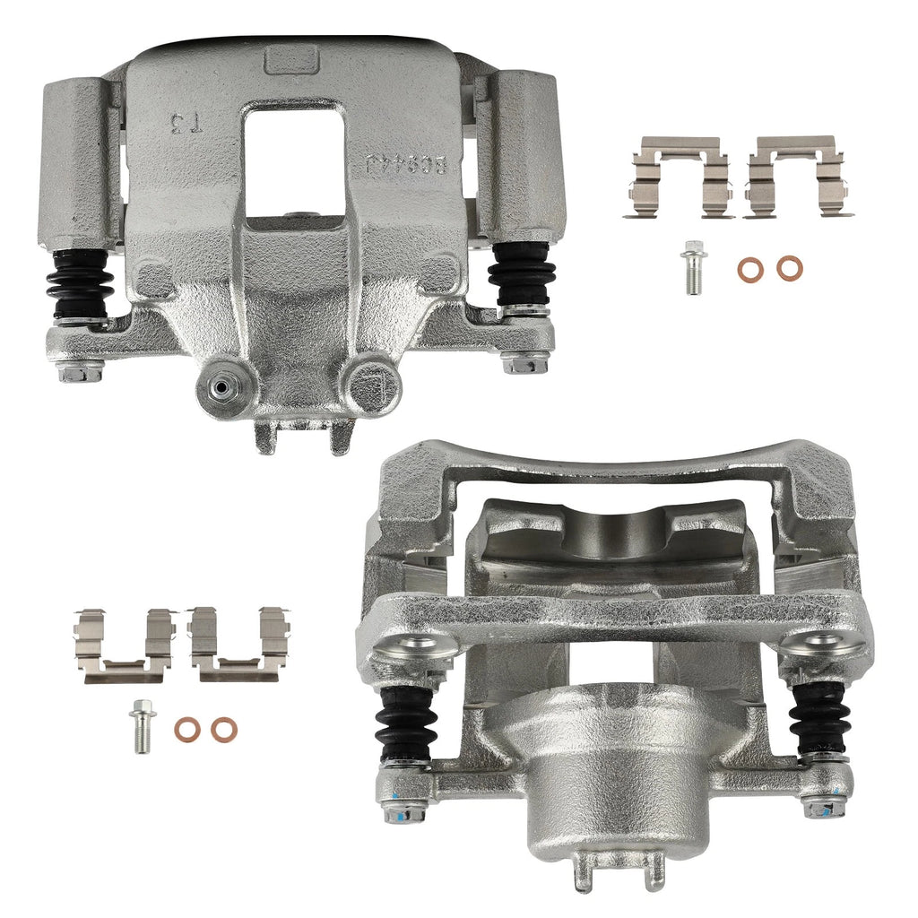 Set of 2 Front Brake Calipers with Bracket for Suzuki SX4 (2007–2013)