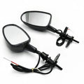 LED Rearview Mirror 6MM for Harley, Suzuki, Kawasaki, Yamaha, Honda