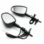 LED Rearview Mirror 6MM for Harley, Suzuki, Kawasaki, Yamaha, Honda