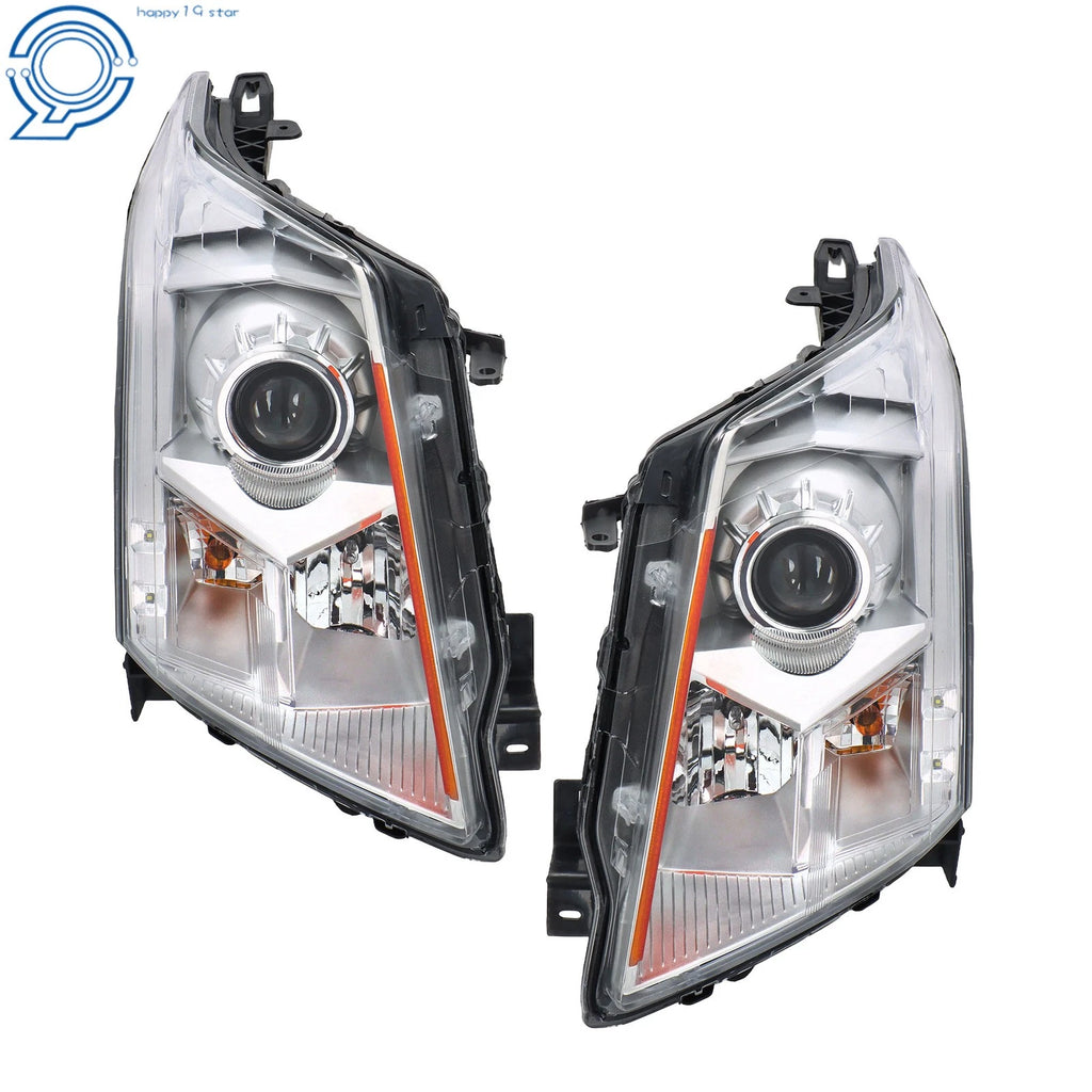 Halogen Projector Headlights Pair for Cadillac SRX (2010–2016)