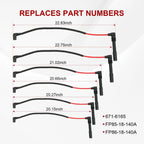 Red Spark Plug Wire Set for Volkswagen Passat Audi A4 A6 (1998–2005)