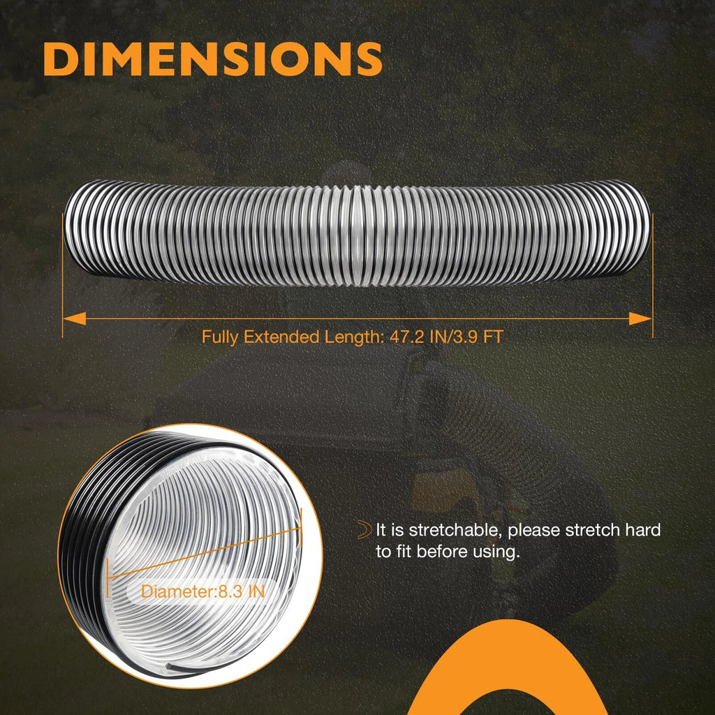 Bagger Flex Hose for Riding Mower (36"-54")