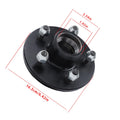 Pair of Trailer Hub Kit for 5 x 5.45' Trailer & 8.25' Round #84 Spindle