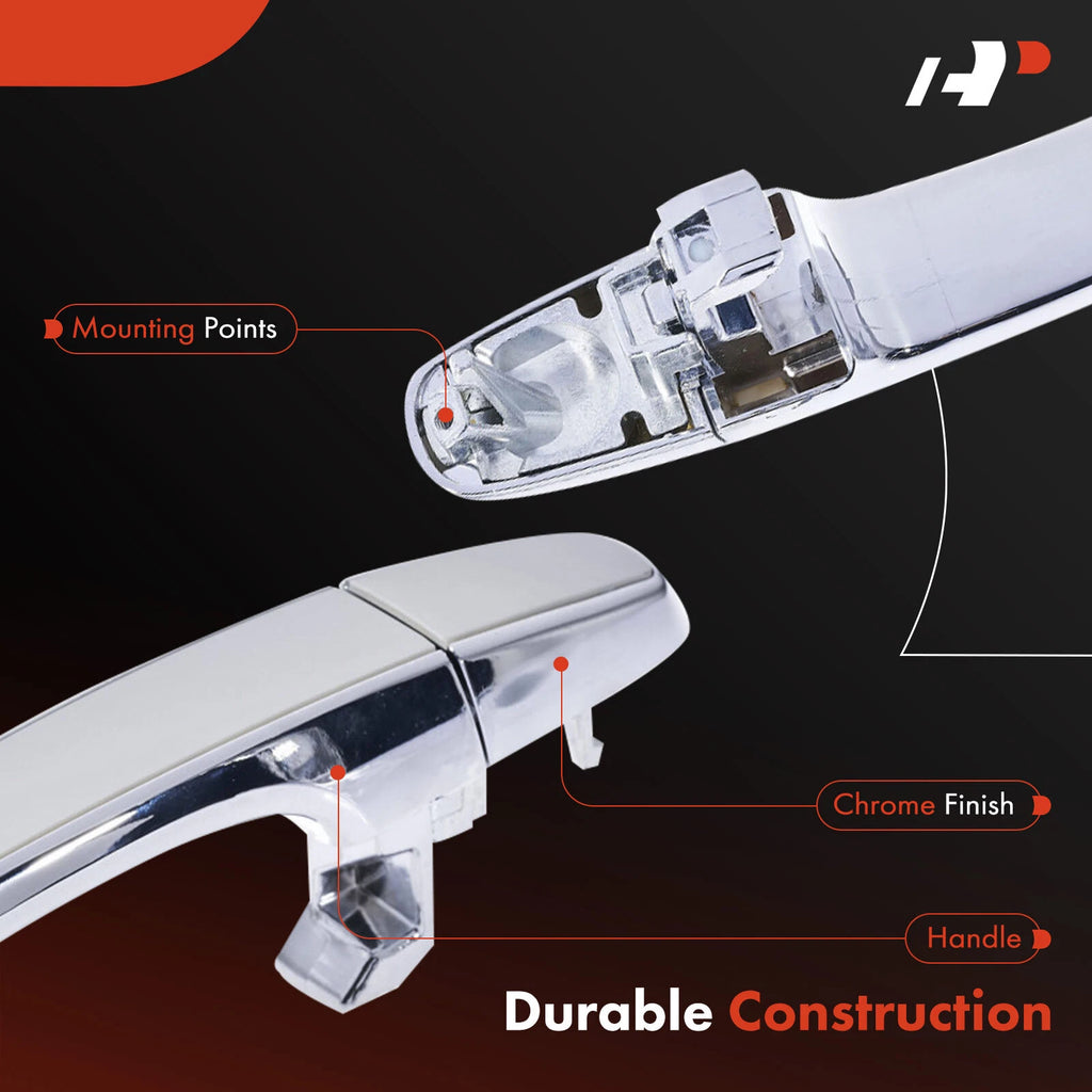 Front Right Chrome Exterior Door Handle for Pontiac G8 (2008–2009)