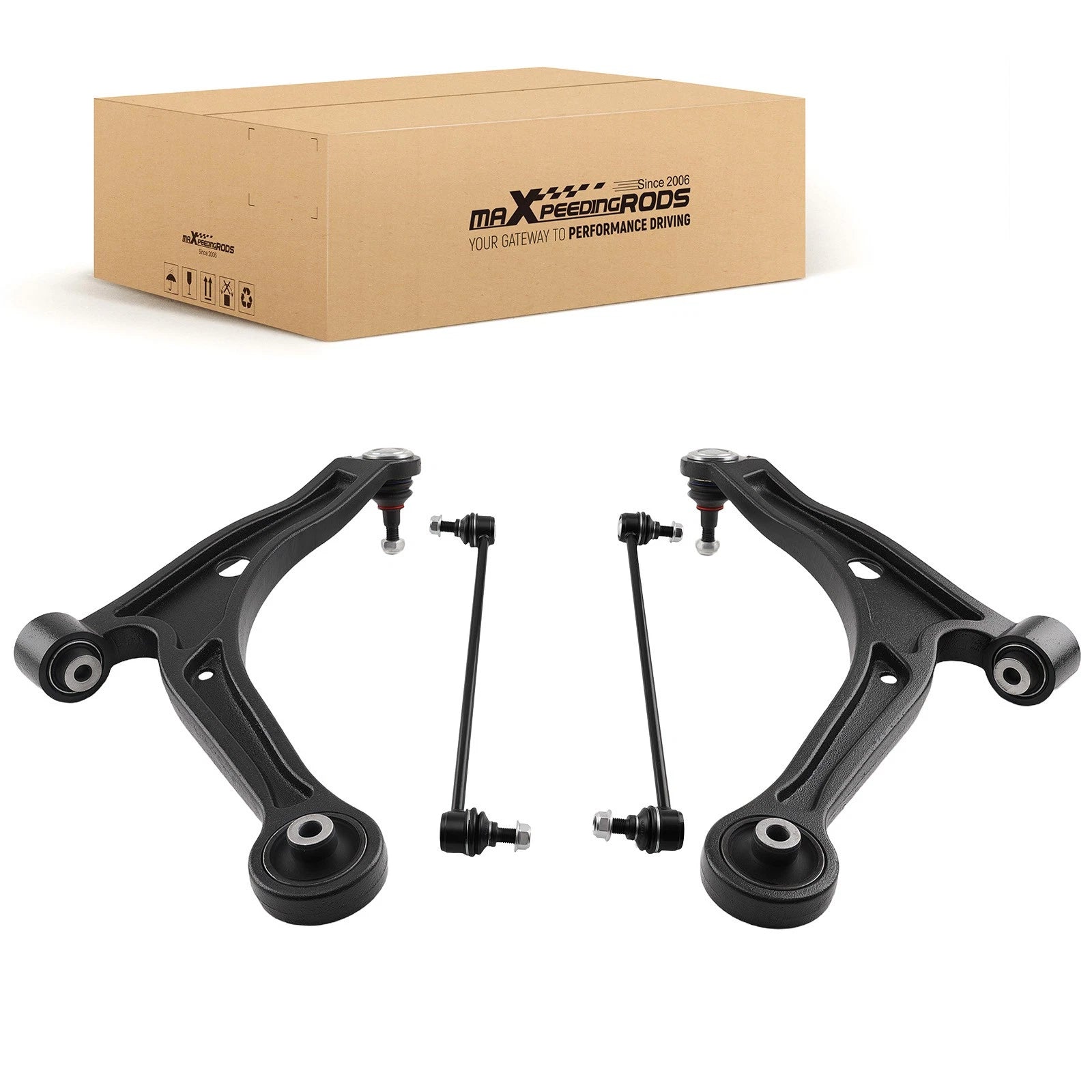 Front Lower Control Arms Sway Bar Links Kit for Honda Ridgeline (2006–2014)
