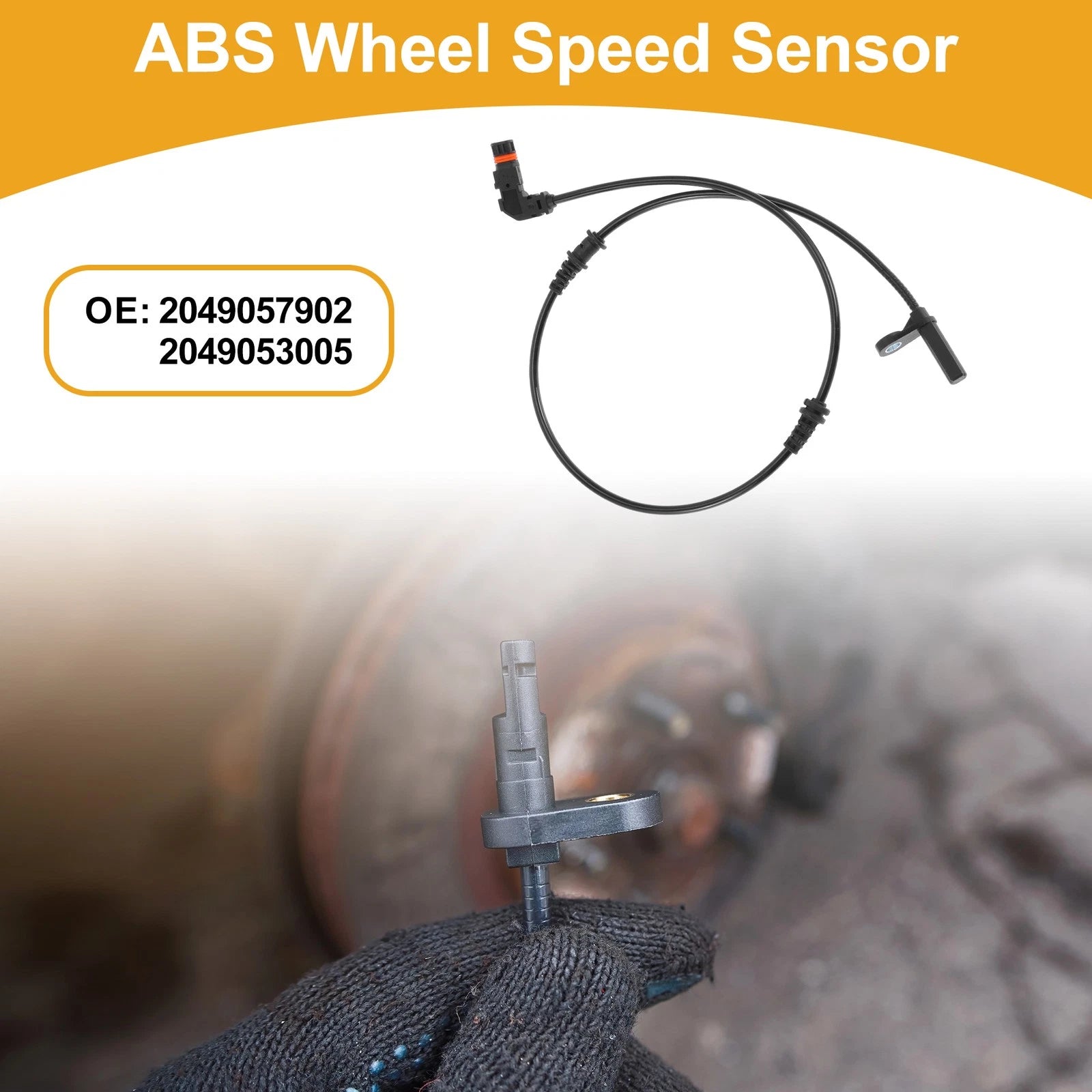 ABS Wheel Speed Sensor No. 2049057902 for Mercedes-Benz C63 AMG (2012)