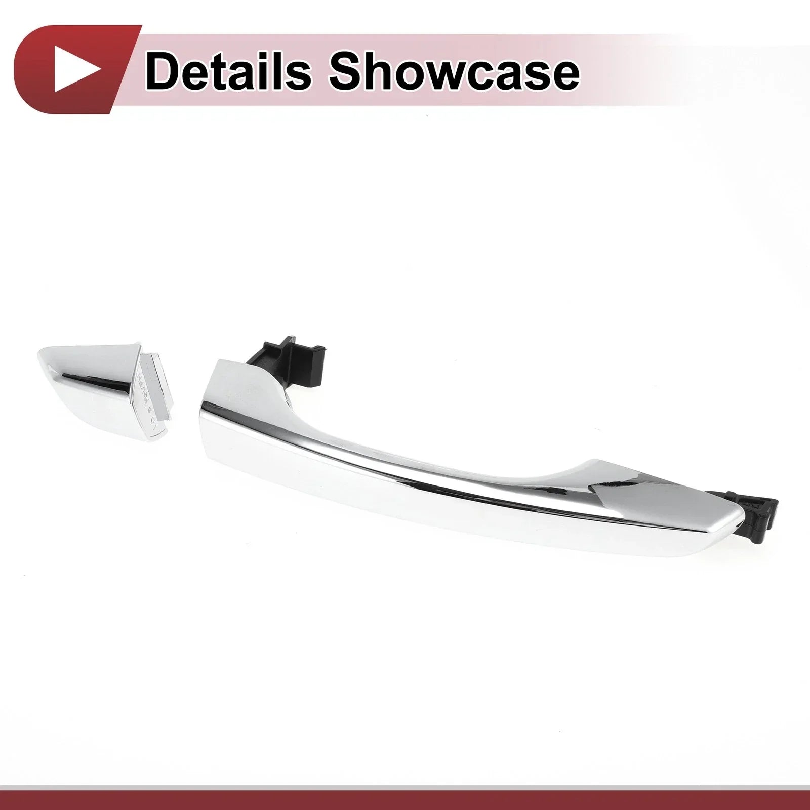 Car Door Handle Grip for Hyundai Elantra Sedan (2017-2020) Silver Tone
