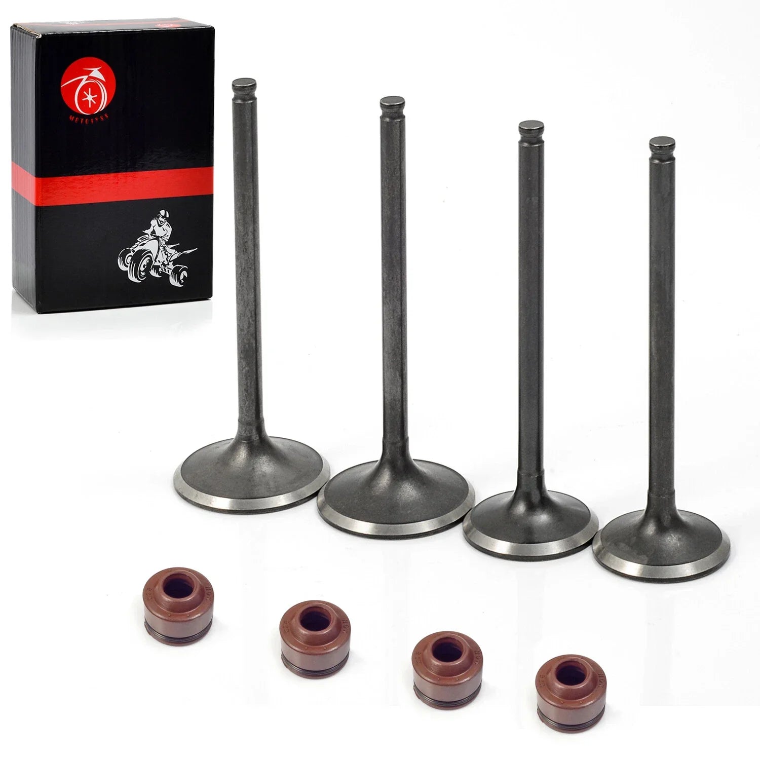 4x Intake Valve & Exhaust Valve Kit for Honda CRF250X/CRF250R (2004–2007)