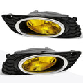 Fog Lights for Honda Civic 4-Dr (2012) - Amber Lens, Switch, Bezel