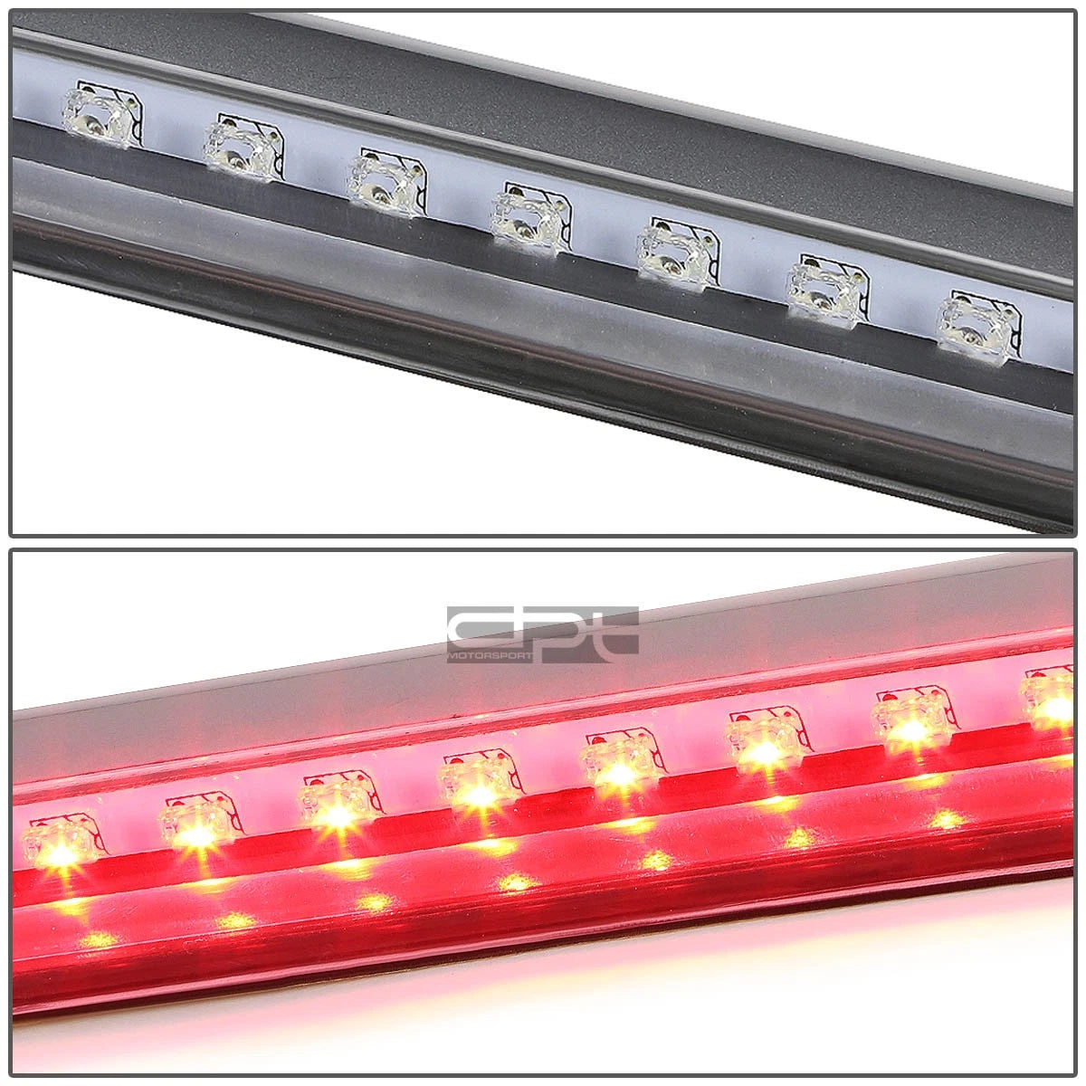 Chrome Housing LED Third Tail Brake Light for GMC/Chevy Suburban (1992–2004)