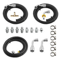 Power Steering Hose Hookup Kit for Universal Power Brake Booster Truck