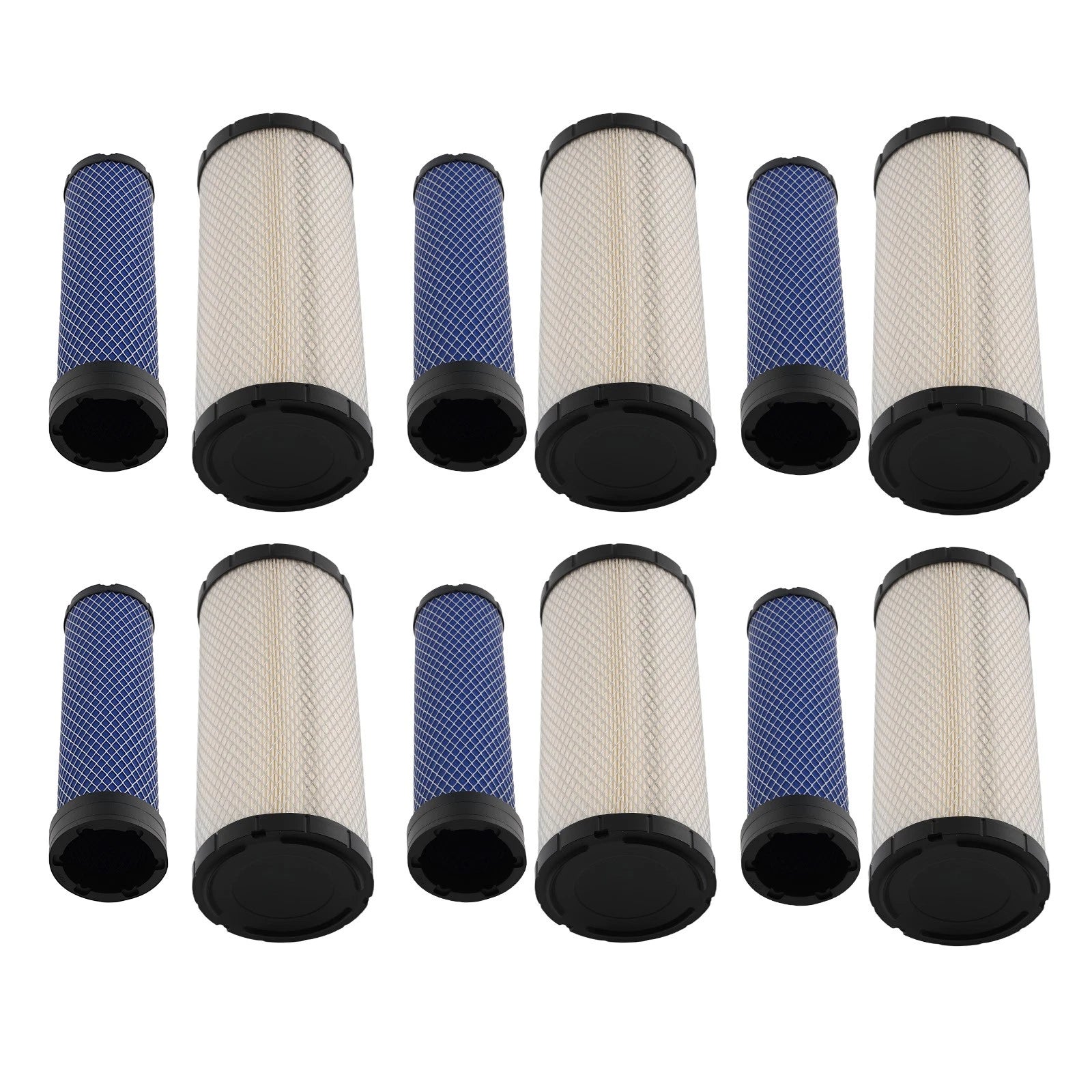 6x Outer & Inner Air Filter for John Deere RE68048 RE68049 (Wix 46489–46490)