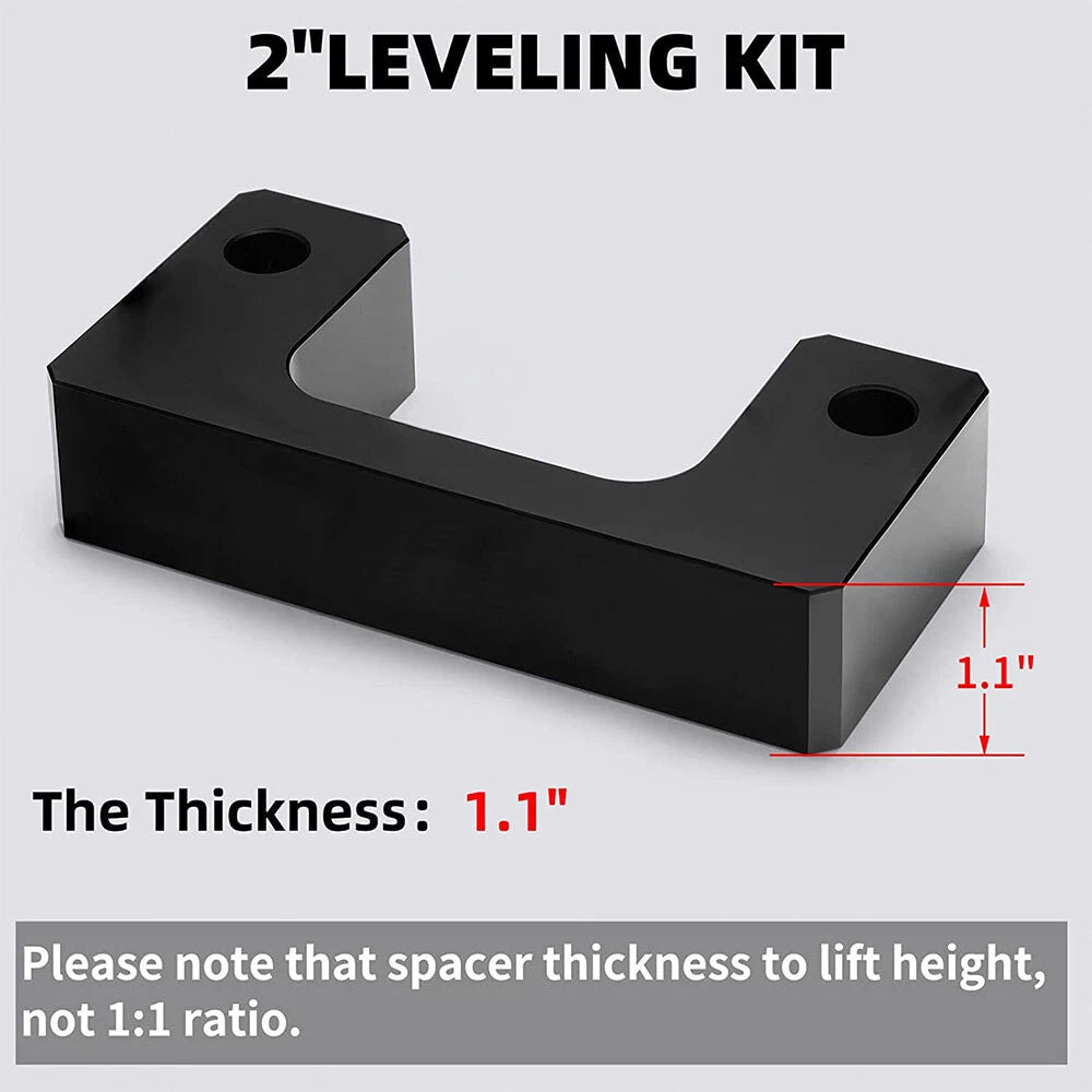 2" Front Leveling Lift Kit for Chevy Silverado GMC Sierra 1500 (2007-2023)