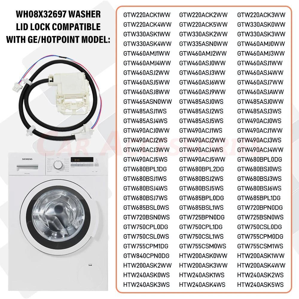 Door Lock Switch for Washing Machine (WH08X37938, WH08X32697, WH08X31577)