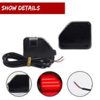 2X LED Rear Bumper Reflector Tail Lights for Jeep Wrangler JL (2018–2024)